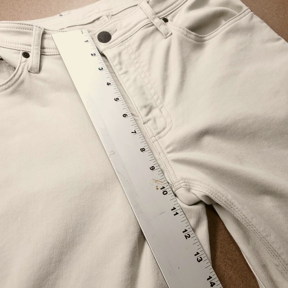 American Tall Chino Pants Men 34x32 Khaki Straight Leg Stretch Classic Timeless - Picture 6 of 11